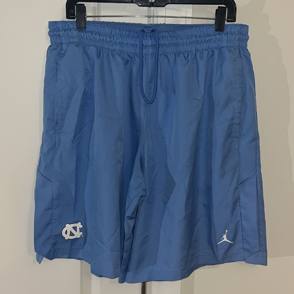 Jordan UNC North Carolina Jumpman split leg gym basketball training shorts XXL